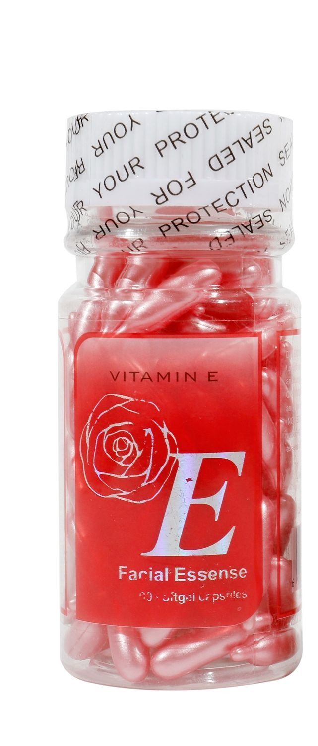 Pack Of 90 Essence of Facial Skincare – Vitamin E Skin Care Facial Capsules | Nourishing, Hydrating, Anti-Aging &amp; Skin Protection Formula View Gallery - Pakistan