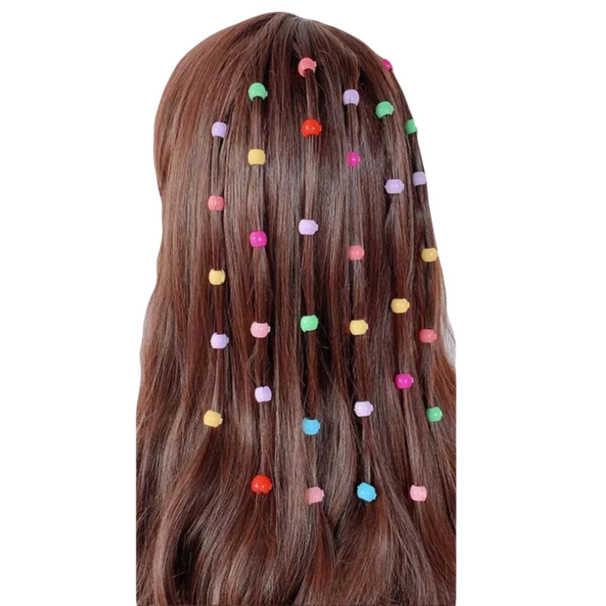 30 PCS Baby Girls Hairpins – Cute Candy Color Mini Hair Clips &amp; Hair Braids Beads Set (Random Color) View Gallery - Pakistan