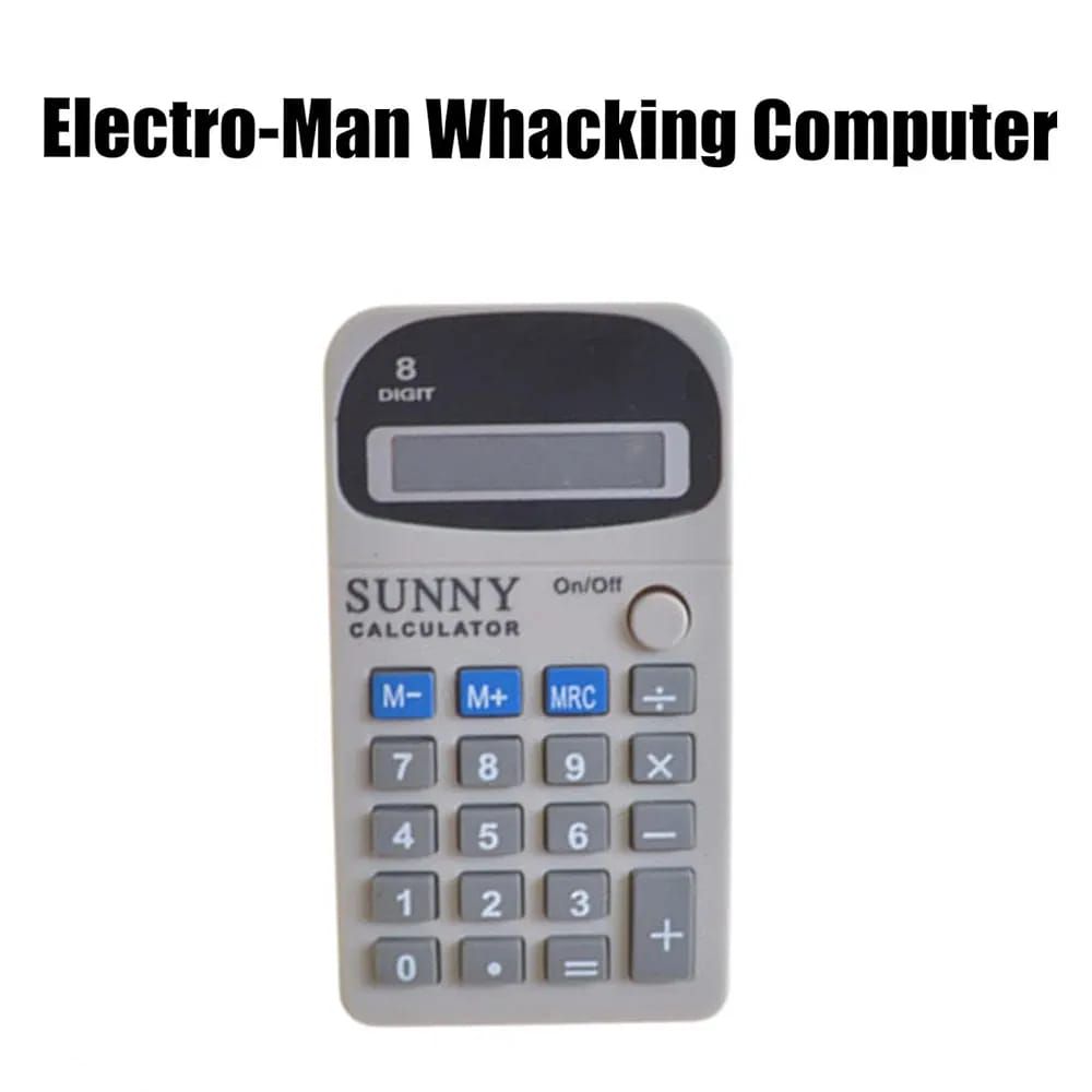 Electric Shocking Fake Calculator – Funny Prank Toy Gadget for Adults &amp; Teens, Ideal for Holidays, Halloween, Birthdays, and Party Tricks View Gallery - Pakistan