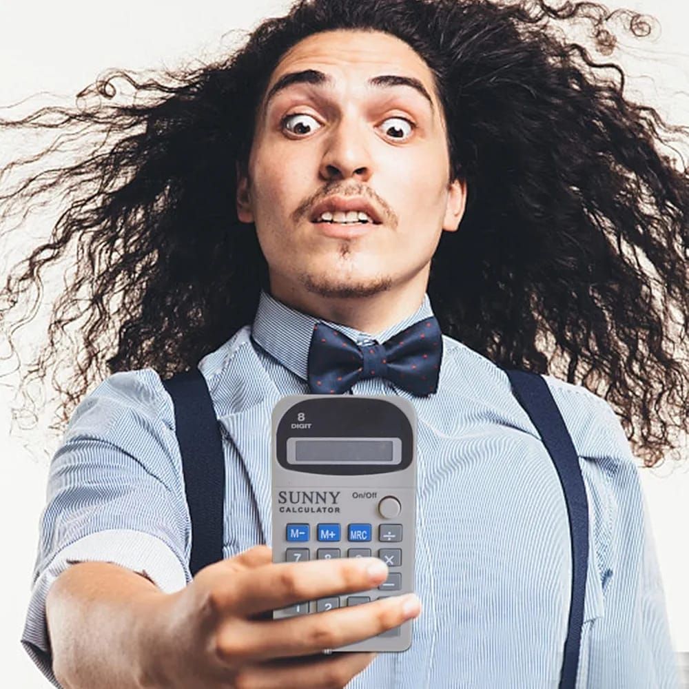 Electric Shocking Fake Calculator – Funny Prank Toy Gadget for Adults &amp; Teens, Ideal for Holidays, Halloween, Birthdays, and Party Tricks View Gallery - Pakistan