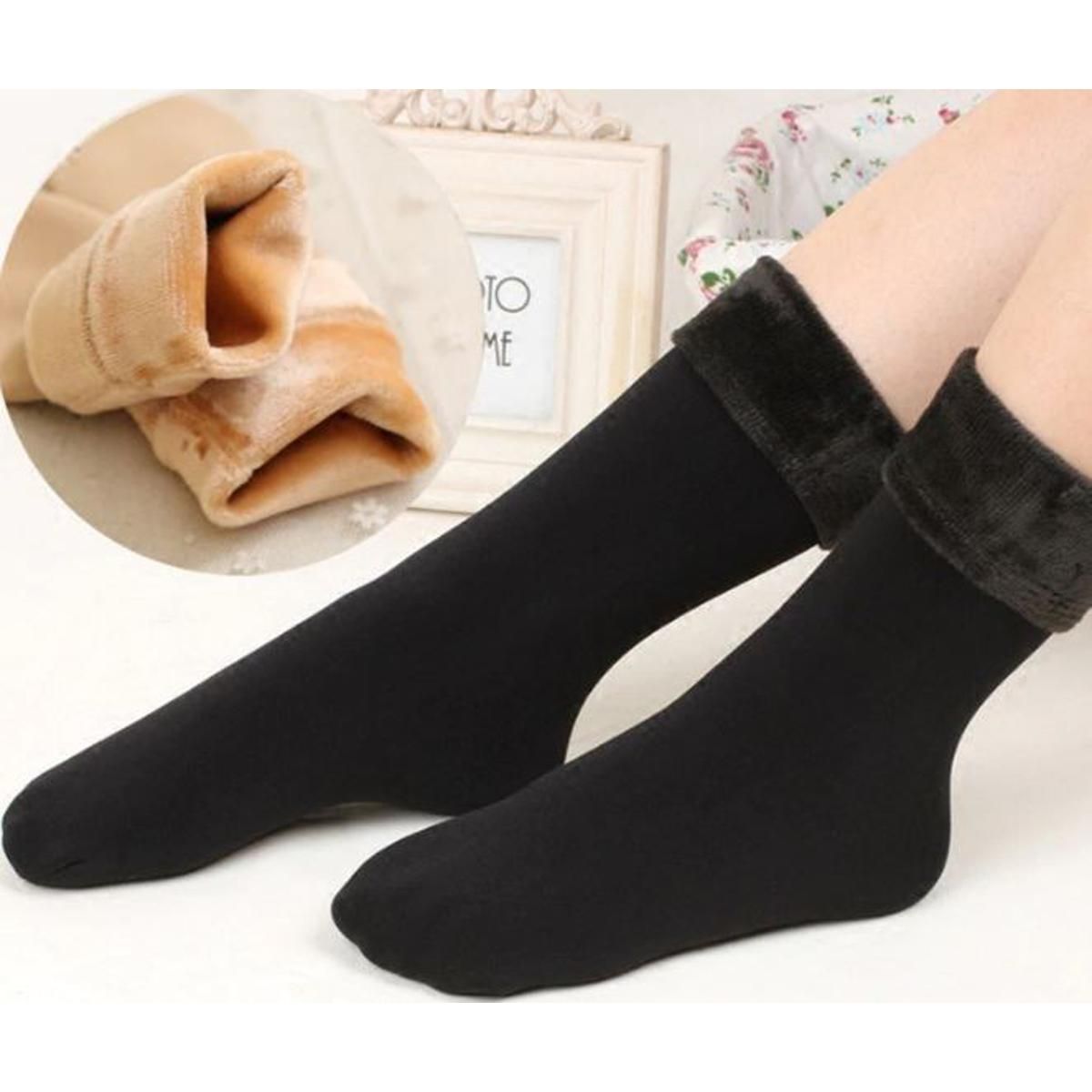 Women’s Woolen Quarter Socks – Pack of 2 , Soft &amp; Warm Winter Wear, Elegant Style, Flexible Size, Comfortable Daily Use, Available in Black &amp; Skin Colors (1 Pair) View Gallery - Pakistan