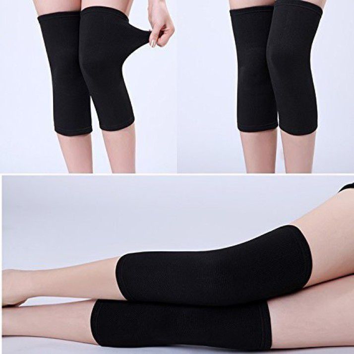 Unisex Wool Knee Length Leg Warmers – Plain Black, Comfortable &amp; Stylish Winter Wear, Easy to Wear &amp; Wash, Formal Outfit Accessory, (1 Pair) View Gallery - Pakistan