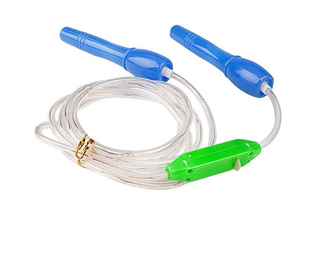 Lighting Jump Skipping Rope – LED Fitness Rope for Kids &amp; Adults, Indoor/Outdoor Training, Random Color View Gallery - Pakistan