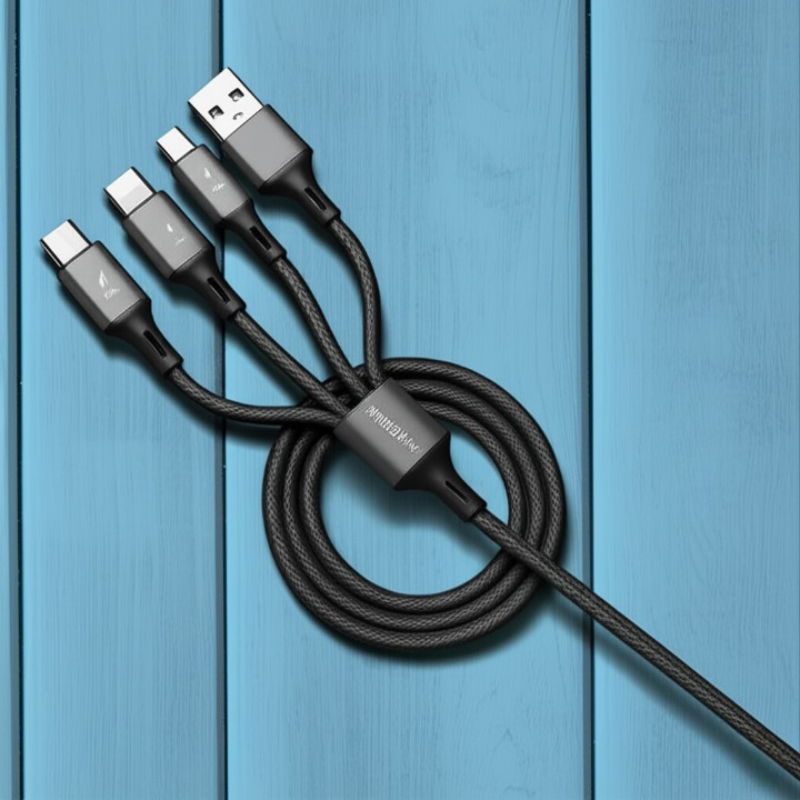 Interlink Max To Iphone cable | Performs Like A Champ | High Definition Fadr With 3 Layer Coating | USB-C To Lightning Cable | Power 27W | Length: 1 meter | Transmission Rate : 480Mbps| Best Cable For iPhone View Gallery - Pakistan