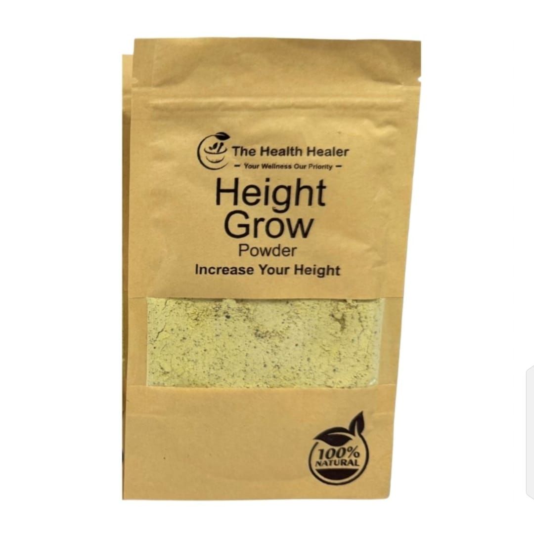 The Health Healer Height Grow Powder – 100% Natural Height Increase Supplement (100 Grams) View Gallery - Pakistan
