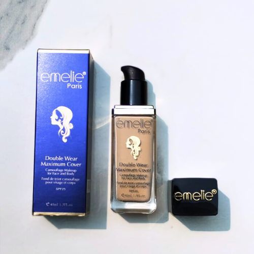 Emelie Double Wear Maximum Cover Foundation SPF25 – Face &amp; Body – Shade 1 View Gallery - Pakistan