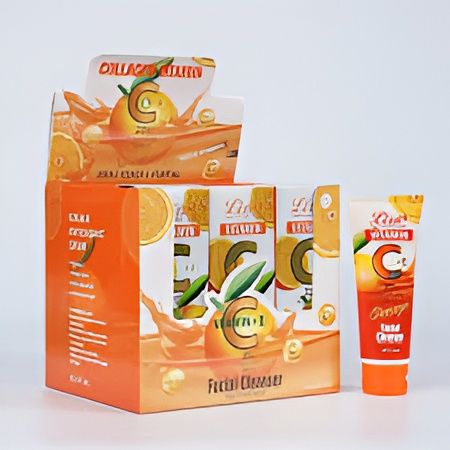 Liru Orange Facial Cleanser 120ml | Professional Care with Vitamin C+E &amp; Orange Extract for Brightening, Deep Cleansing &amp; Daily Skincare View Gallery - Pakistan