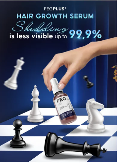 FEG PLUS Hair &amp; Beard Growth Serum Spray 50ml | 22% Seaweed Extract, Rosemary, Redensyl, Anagain &amp; 5% Minoxidil | Anti Hair Loss, Regrowth Treatment View Gallery - Pakistan