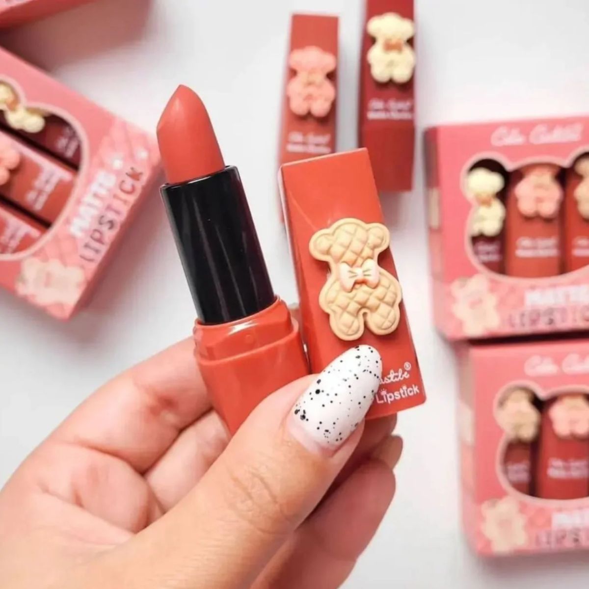 Color Castile Pack of 3 Bear Shape Matte Lipsticks – Long-Lasting, Bold &amp; Vibrant Makeup Essential View Gallery - Pakistan