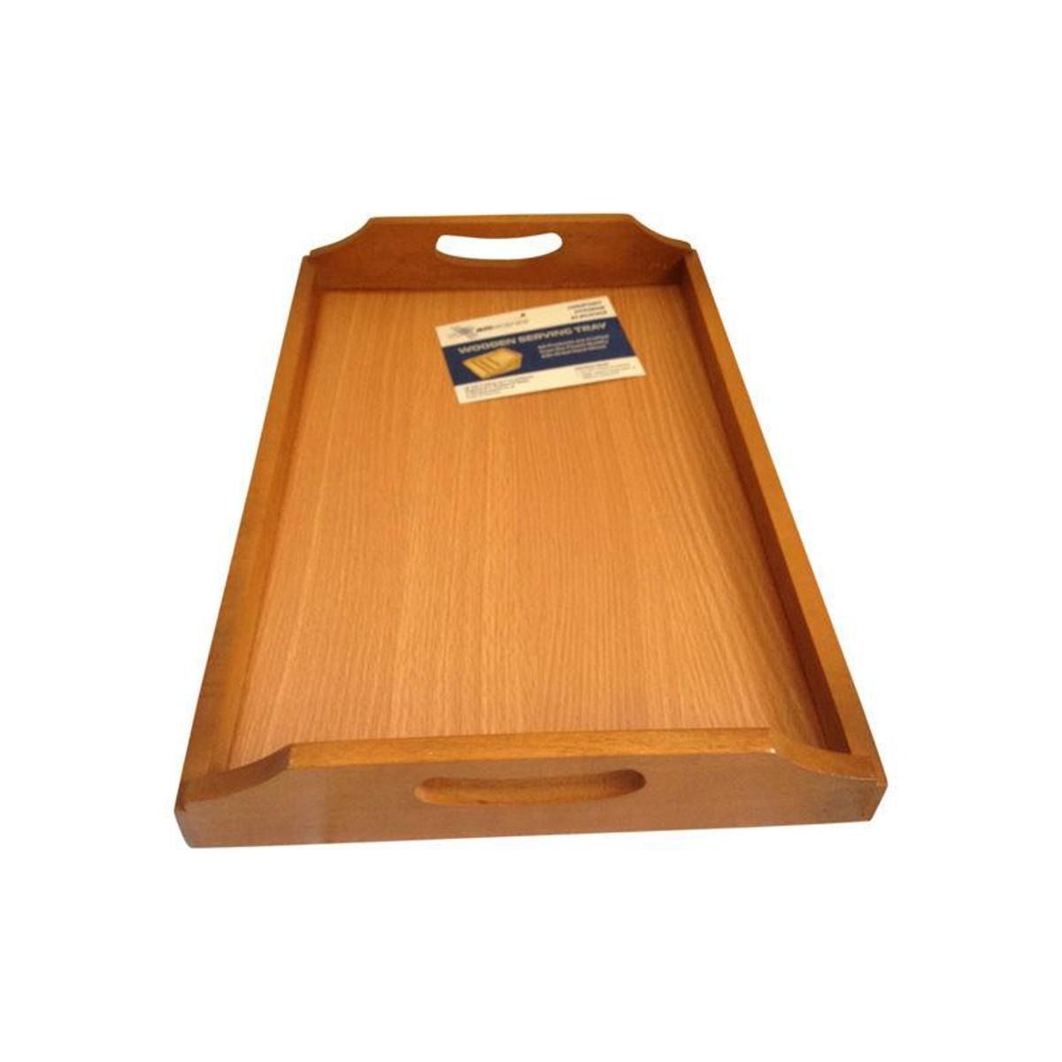 Large Wooden Serving Tray – Strong, Stylish, and Perfect for Serving Food, Drinks, and Decorating Your Home View Gallery - Pakistan