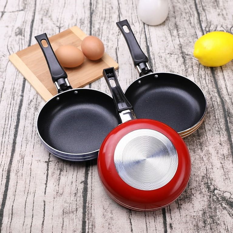 Frying Pan Mini Thick Non-stick Flat Pan Stainless Steel Pancake Fryer Kitchen Cookware View Gallery - Pakistan