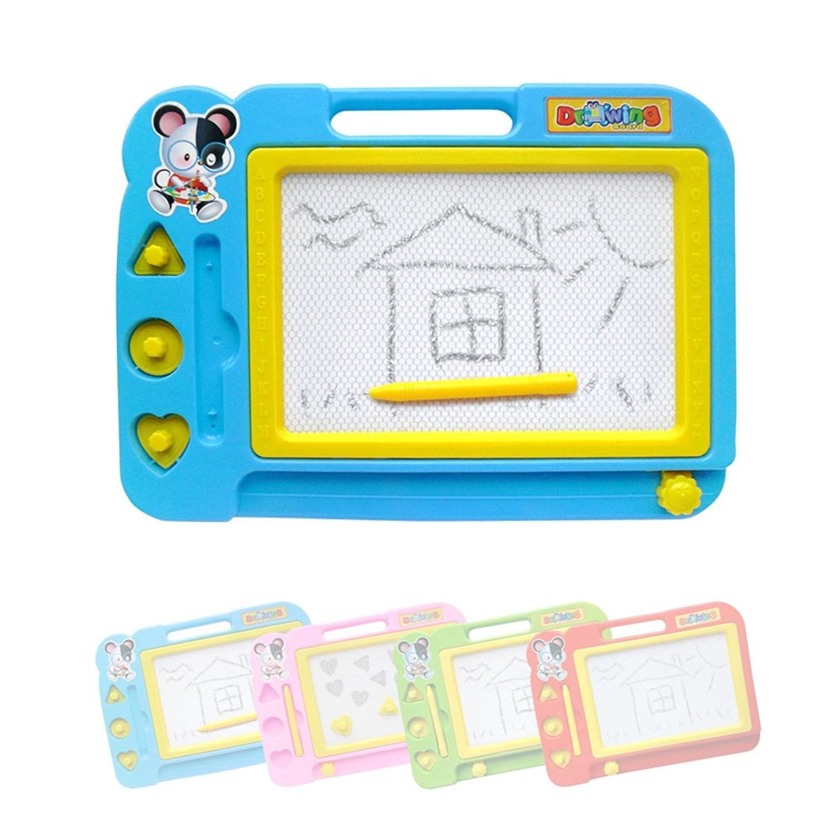 Magnetic Learning Drawing Board for Kids – Erasable Doodle Pad with Pen, Educational Writing &amp;amp; Sketching Toy