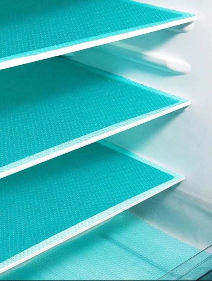 Anti-Slip Fridge Sheet Roll – 45x150cm – Spill-Proof Refrigerator Liner for Organized Shelves (Random color) View Gallery - Pakistan