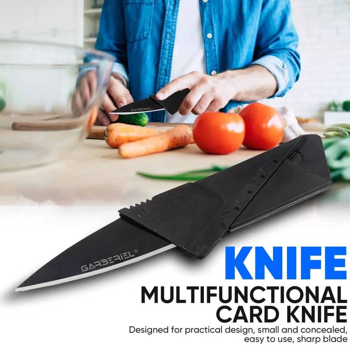 CardSharp Folding Credit Card Knife by Iain Sinclair – Ultra Slim, Lightweight, Surgical Steel Blade, Pocket-Sized, Wallet-Friendly Safety Knife for Everyday Carry | Credit Card Shape Knife View Gallery - Pakistan