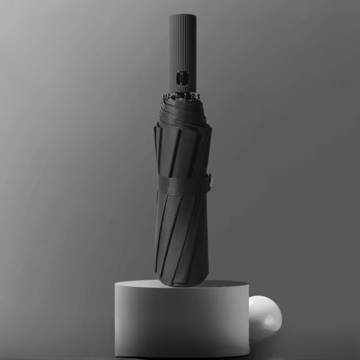 Compact Travel Umbrella with Windproof Design Gray Ghana View Gallery - Pakistan