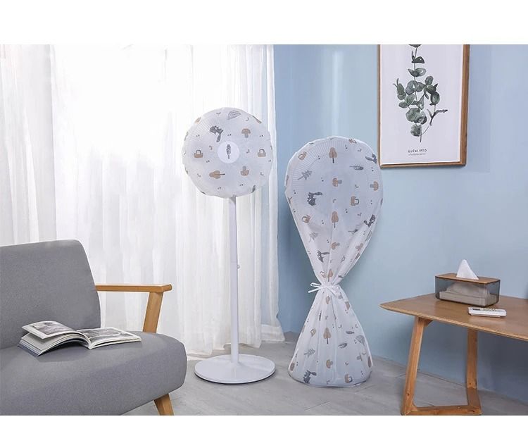 Decorative Fan Cover with Colorful Pattern Design – Dust Protection &amp; Stylish Room Accent View Gallery - Pakistan