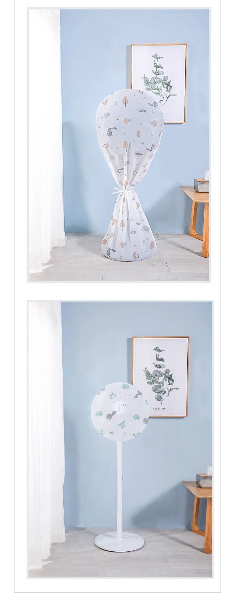 Decorative Fan Cover with Colorful Pattern Design – Dust Protection &amp; Stylish Room Accent View Gallery - Pakistan