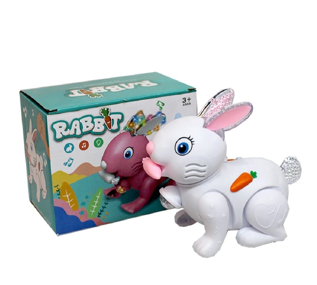 Electric Rabbit Toy for Kids – Light &amp;amp; Sound, Educational &amp;amp; Musical Play