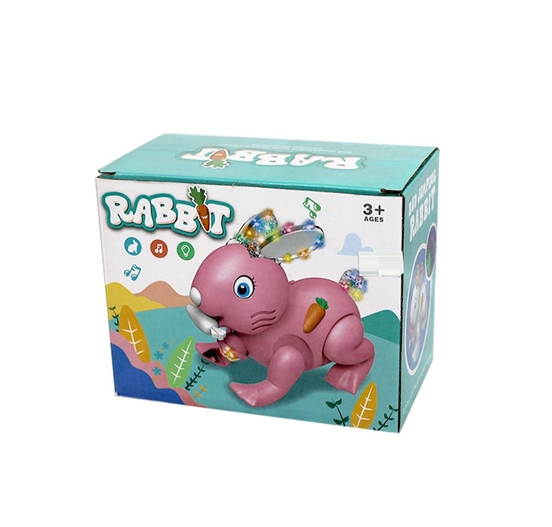 Electric Rabbit Toy for Kids – Light &amp; Sound, Educational &amp; Musical Play View Gallery - Pakistan