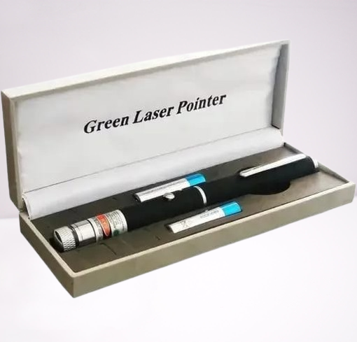 Green Multipurpose Laser Pointer Pen with Adjustable Antenna Cap for Pattern Projection and Presentations – Green Beam Light View Gallery - Pakistan