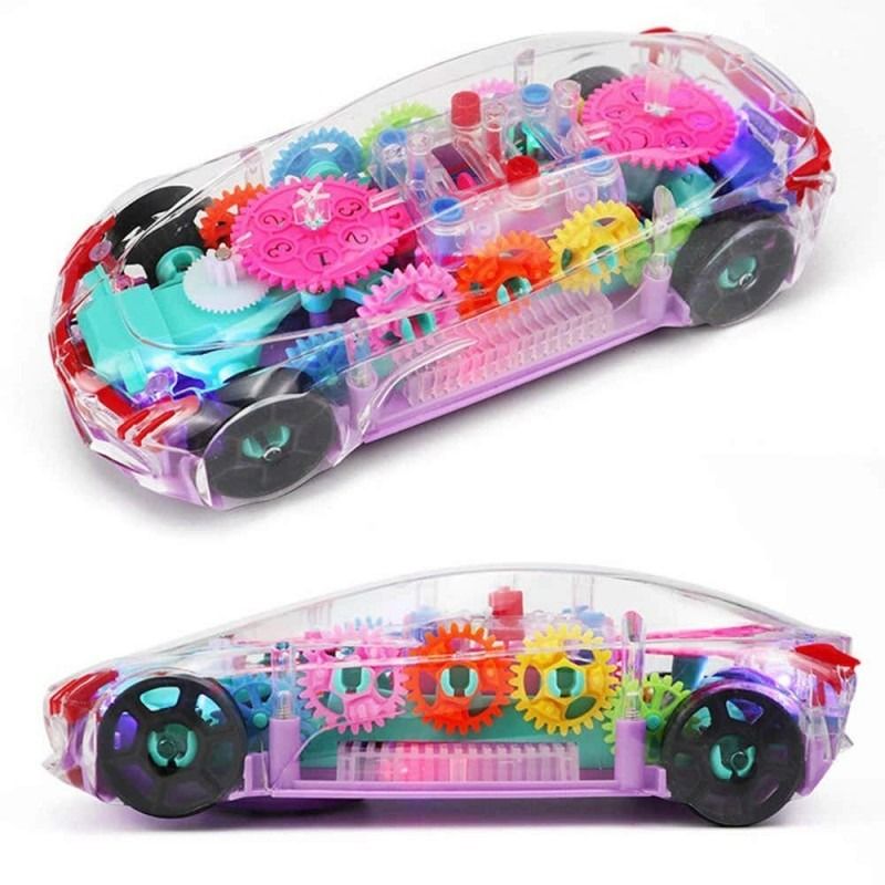 360° Rotating Future Musical Car Toy with Lights – For Kids, Boys &amp; Girls View Gallery - Pakistan