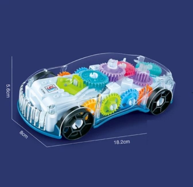 360° Rotating Future Musical Car Toy with Lights – For Kids, Boys &amp; Girls View Gallery - Pakistan