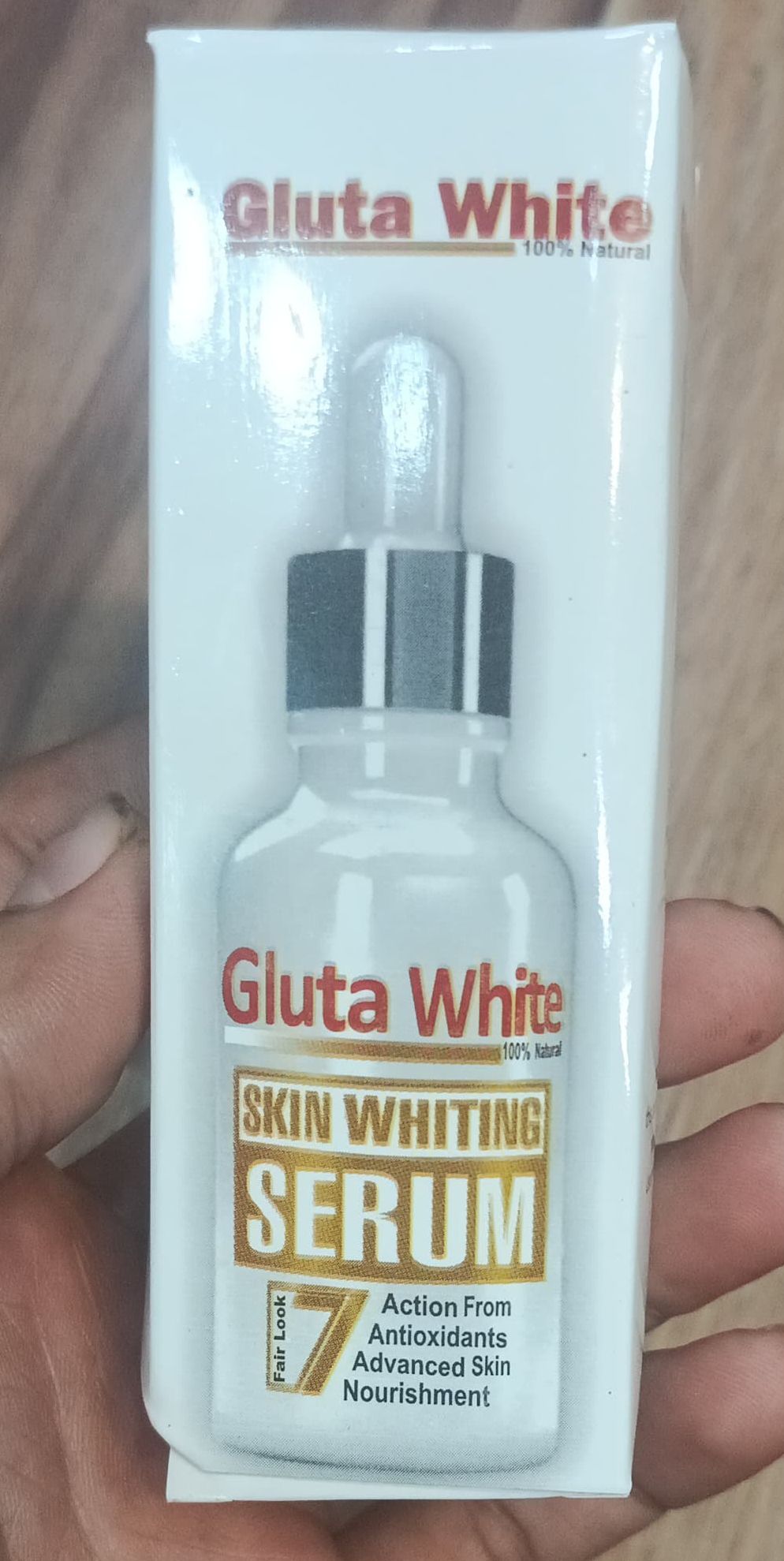 Gluta White Face Glowing Serum | Glutathione-Based Brightening | Hydration &amp; Antioxidant Protection 30 ml View Gallery - Pakistan