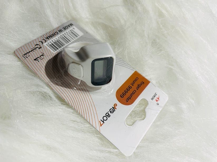 Digital Finger Counter Tasbih – Portable Ring Style Tally Counter with LCD Display for Islamic Prayers, Dhikr, Tasbeeh &amp; Meditation View Gallery - Pakistan
