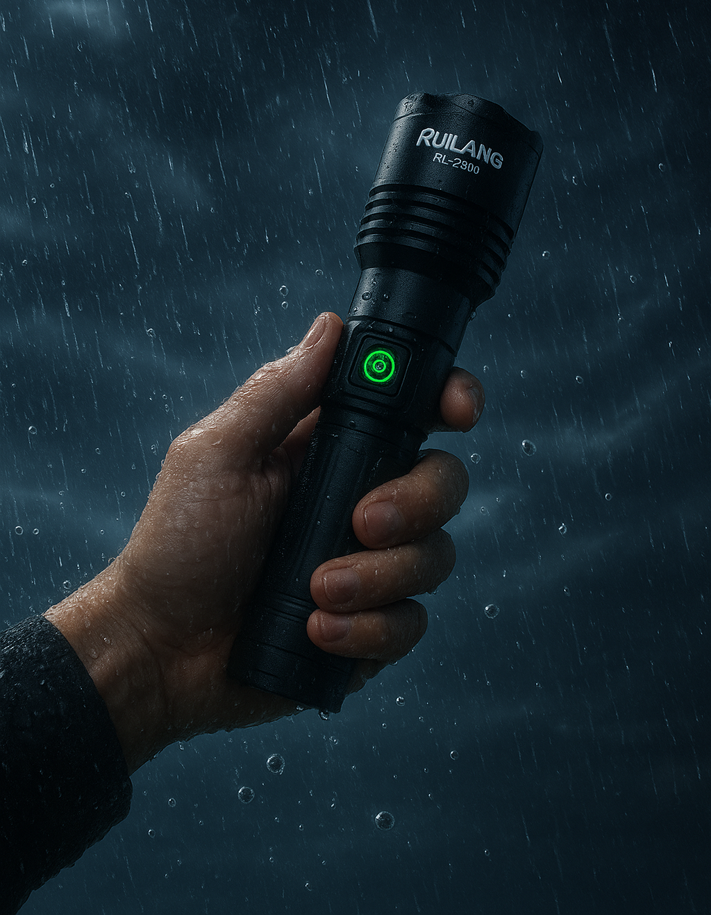 RL-2308 High-Power Rechargeable LED Flashlight – Long Range, Durable &amp; Energy Efficient View Gallery - Pakistan