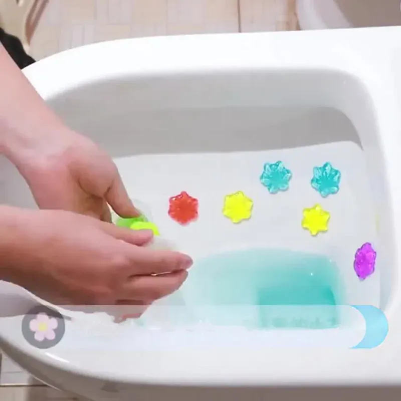 Toilet Cleaning Stamp Gel Toilet Injection Gel Flower  Bathroom Cleaner Toilet Gel (random color) View Gallery - Pakistan