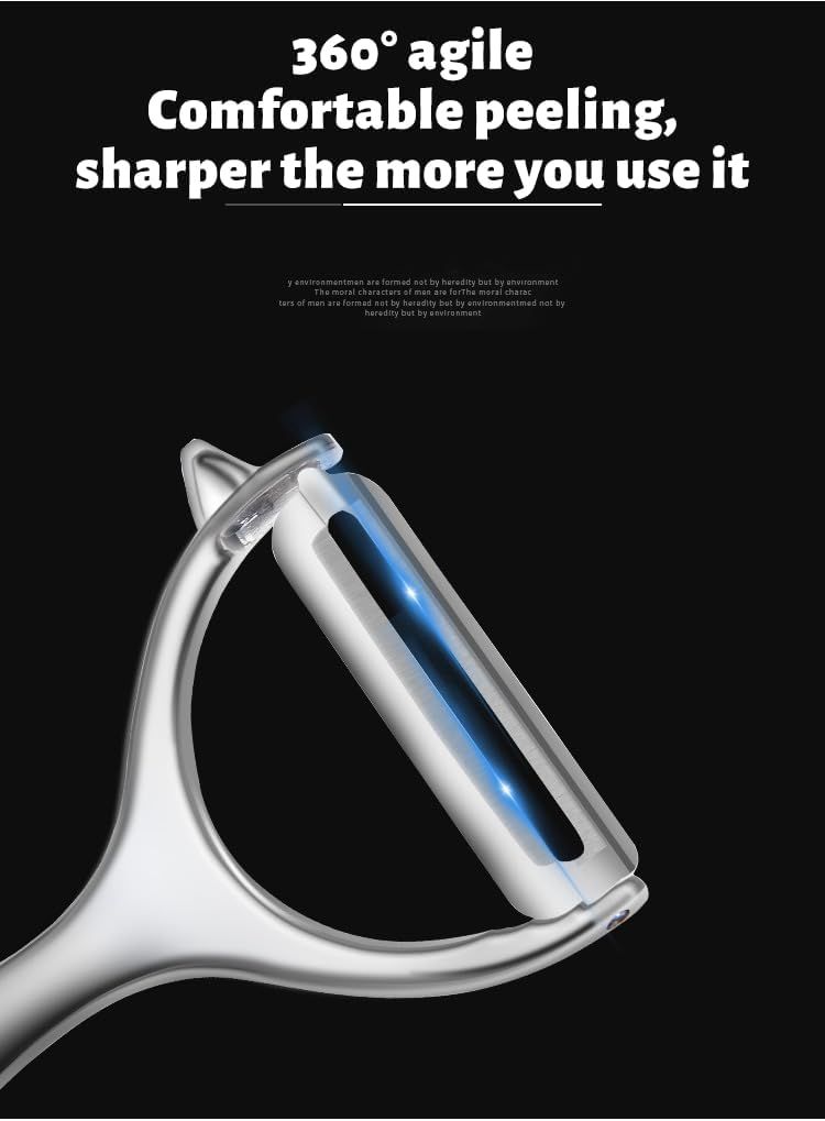 Stainless Steel Vegetable Peeler – Dual Blades for Effortless Peeling View Gallery - Pakistan