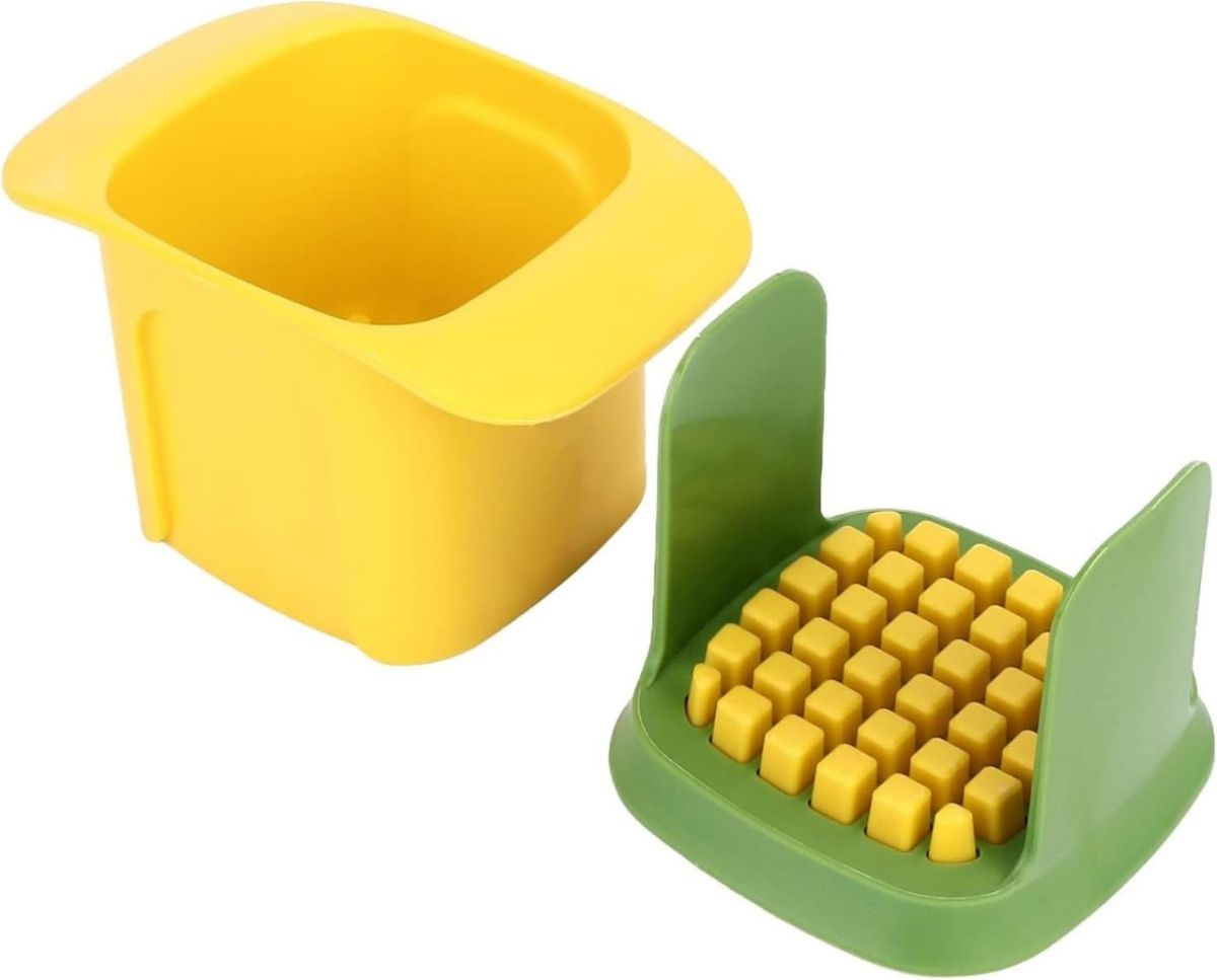 Multi-Function Handheld Chopper – Dicing, Slitting &amp; Slicing Tool for Quick Food Prep View Gallery - Pakistan