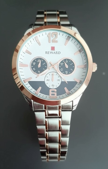 REWARD Men’s Watch – Premium Quality, Waterproof, Stylish Design (with Gift Box) View Gallery - Pakistan