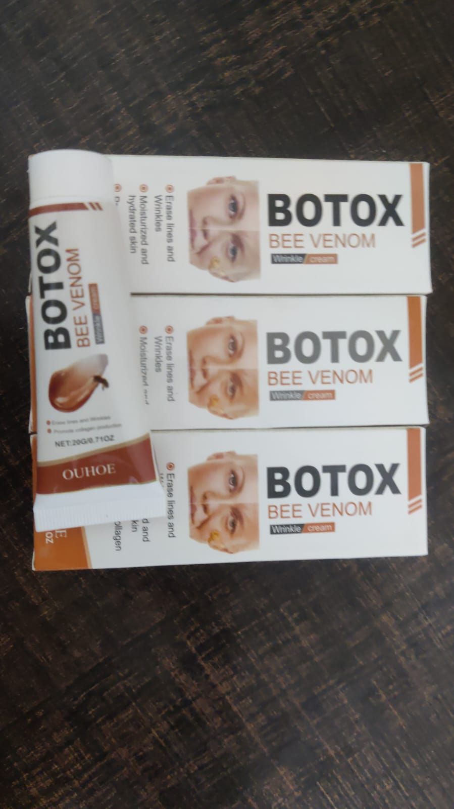 Botox Bee Venom Wrinkle Cream – Anti-Aging &amp; Moisturizing Formula | Smooth Fine Lines, Hydrate Skin, Boost Collagen (20g) View Gallery - Pakistan