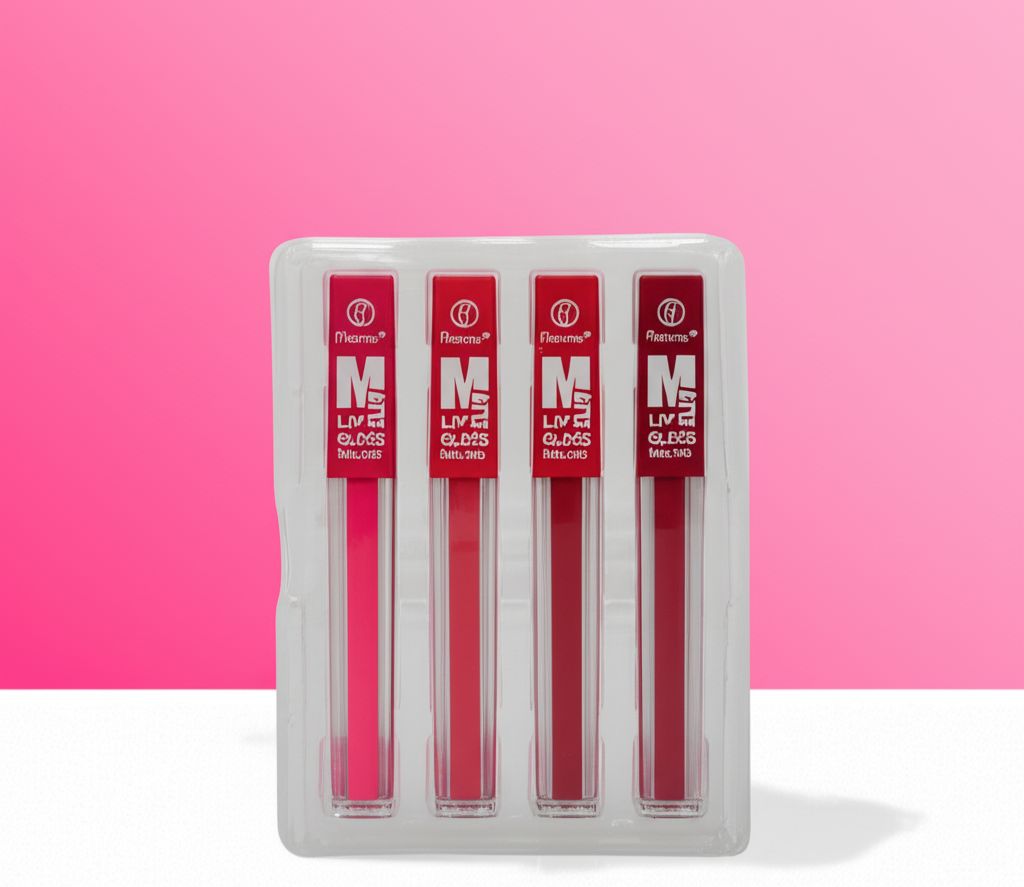 6-Piece Matte Lip Gloss Set – , Waterproof Lip Color Kit for All-Day Wear P View Gallery - Pakistan