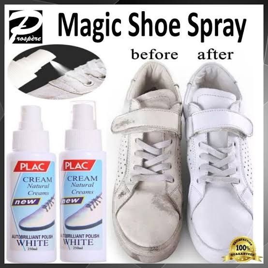 PLAC White Shoe Polish Spray – Magic Instant Cleaner for White Shoes (250ml) View Gallery - Pakistan