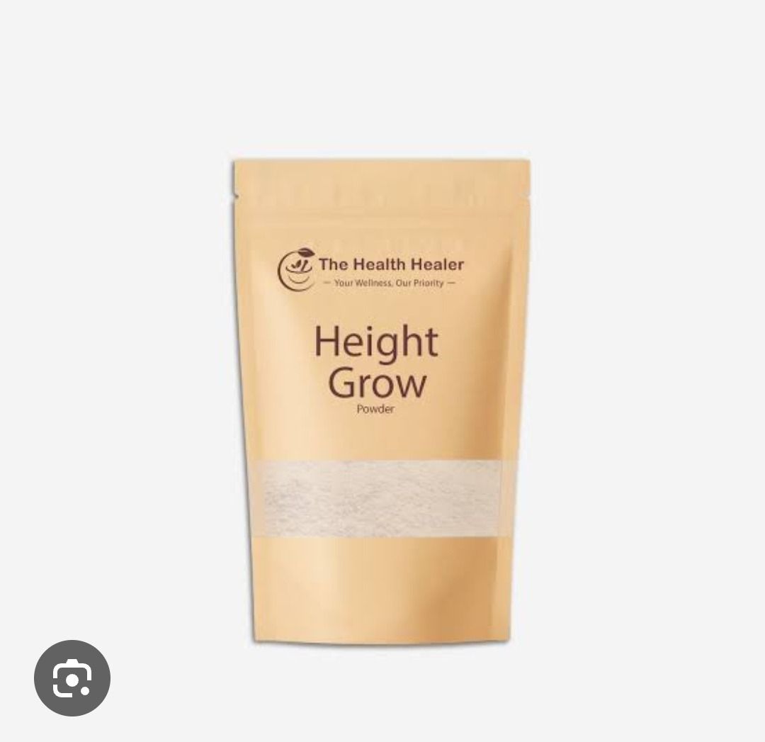 The Health Healer Height Grow Powder – 100% Natural Height Increase Supplement - 100G