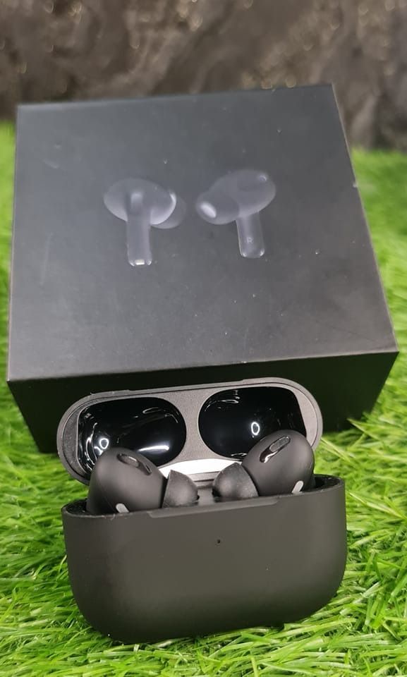 Black Pro 2 TWS Wireless Earbuds – Bluetooth 5.1, Touch Control, Noise Cancelling, with Charging Case | Airpods View Gallery - Pakistan