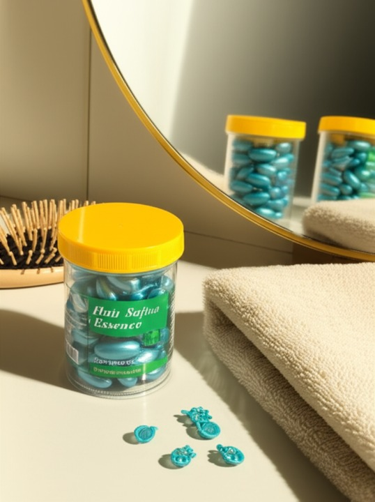 Hair Soften Essence Capsules – 60 Softgel Capsules for Nourishing, Hydrating &amp;amp; Softening All Hair Types