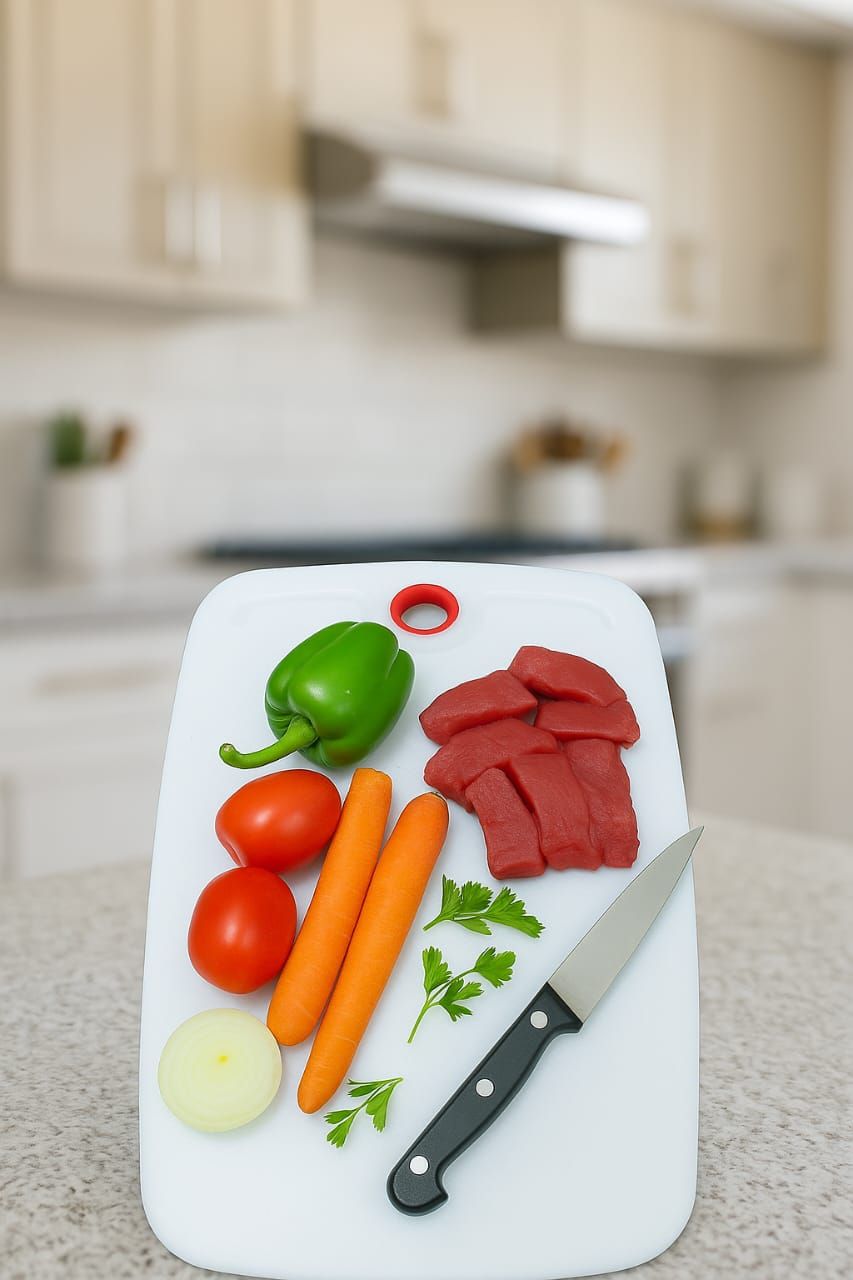Plastic Chopping Board - Small Size Chopping Board - Cutting Board - Ideal for Food Prep - Chopping Board for Kitchen View Gallery - Pakistan