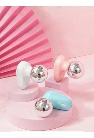 Pack Of 01 - Mini Massager – USB Rechargeable Handheld Device with 6 Vibration Levels for Muscle Relief &amp;amp; Relaxation Random Colors