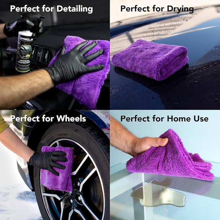 Premium Microfiber Car Cleaning Towel – Super Soft &amp; Scratch-Free - Car Cleaning Towel View Gallery - Pakistan