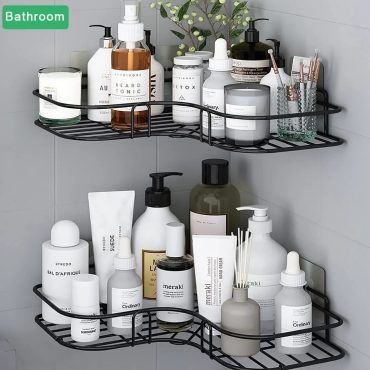 Shower, Bathtub, and Toilet Durable &amp; Rustproof Corner Storage Organizer View Gallery - Pakistan
