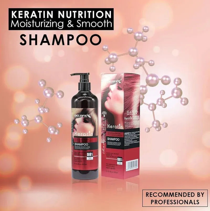 Wellice Hair Salon Keratin Essence and Collagen Shampoo - 800g View Gallery - Pakistan