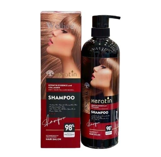 Wellice Hair Salon Keratin Essence and Collagen Shampoo - 800g View Gallery - Pakistan