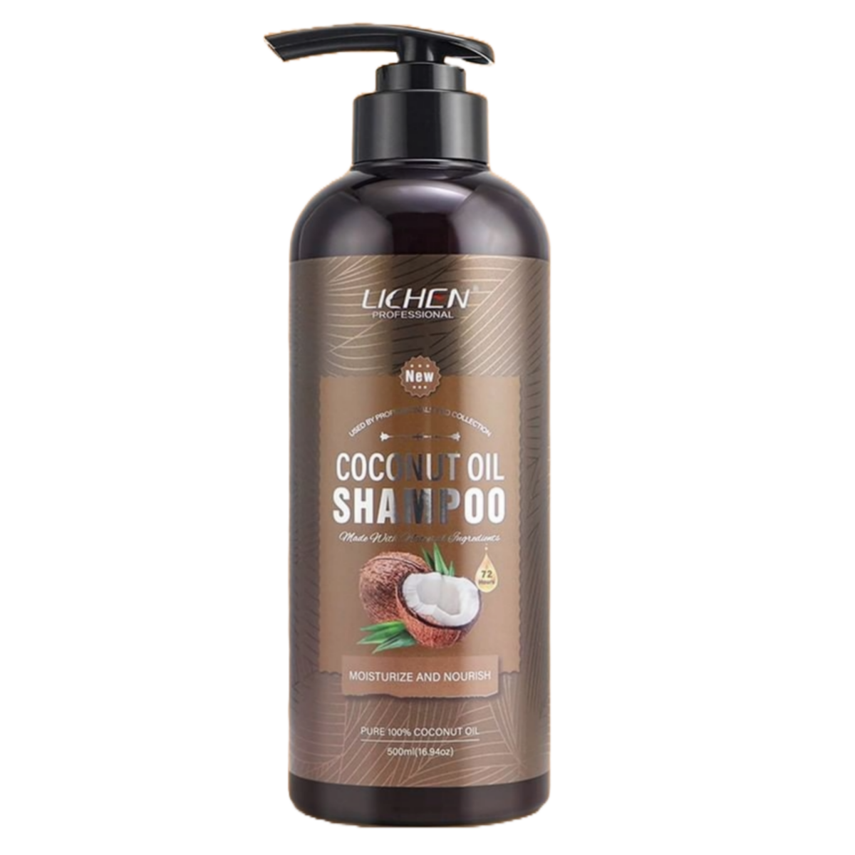Lichen Hair Shampoo - Lichen Coconut Oil Shampoo, Sulfate Free, Paraben Free, Silicone Free, Color Safe, and Vegan Hair Shampoo - 500 ml   View Gallery - Pakistan