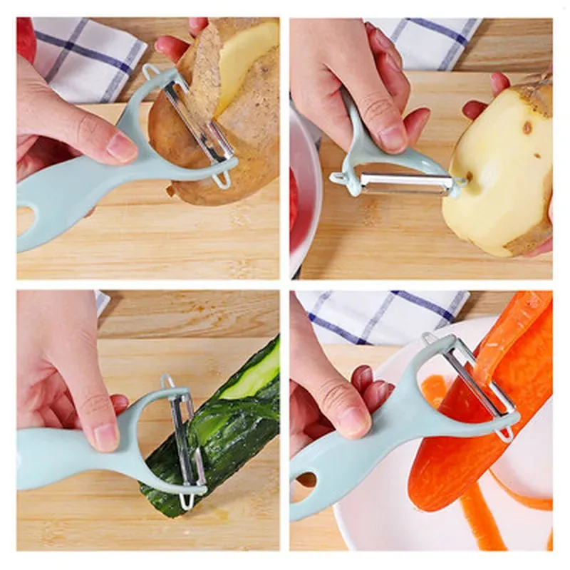 Colorful Plastic Handle Stainless Steel Vegetable Peeler - Sharp Blade for Effortless Peeling - Vegetable Peeler View Gallery - Pakistan