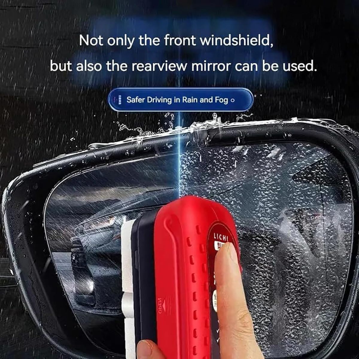 Universal Glass Cleaner,clear Vision Car Glass Oil Film Cleaner Brush For Windshield | Bottle also  Included View Gallery - Pakistan