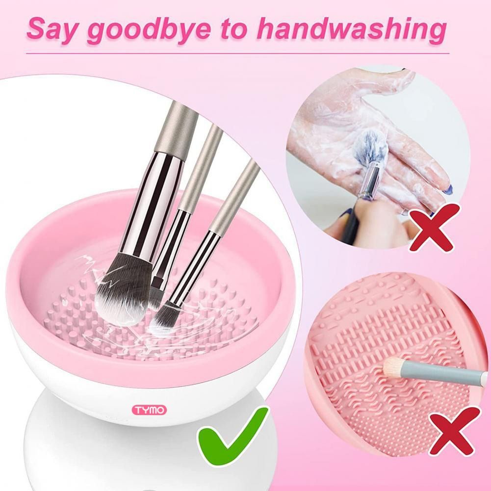 Electric Makeup Brush Cleaner Machine Gentle And Efficient Cleaning USB Powered Electric Scrubber Makeup Supply View Gallery - Pakistan