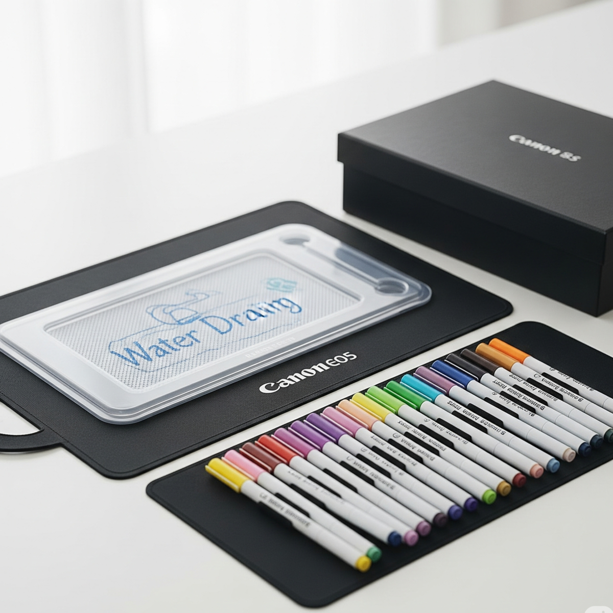 Reusable Water Drawing Mat for Kids – Educational Alphabet &amp; Number Learning Toy with Magic Pens View Gallery - Pakistan